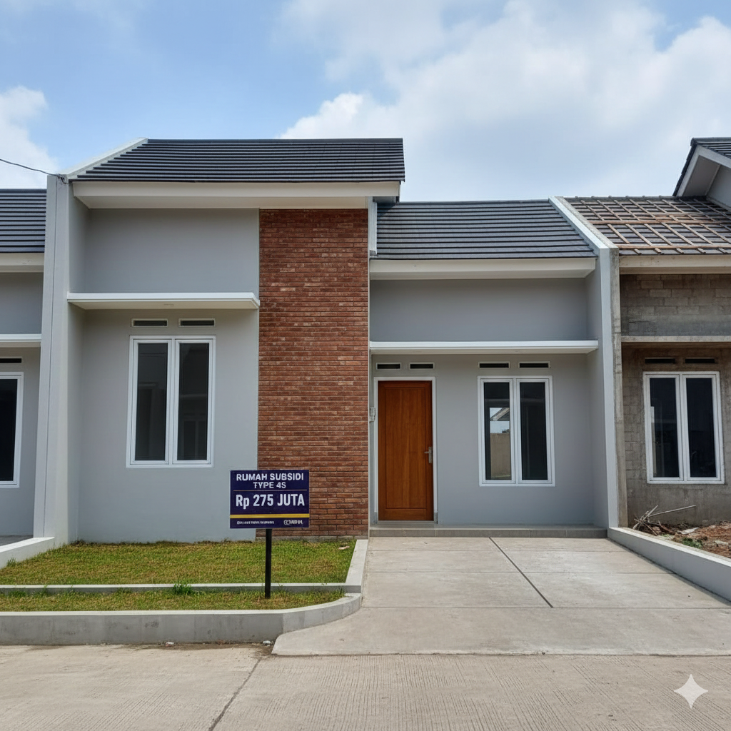 Rumah Subsidi Type 45 - Rp 275 Juta